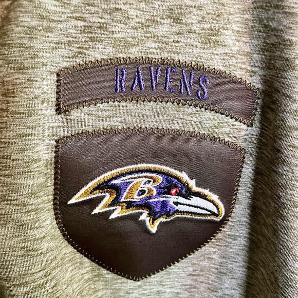 Authentic NFL certified men’s “on field” Ravens coach pullover. - Picture 3 of 8
